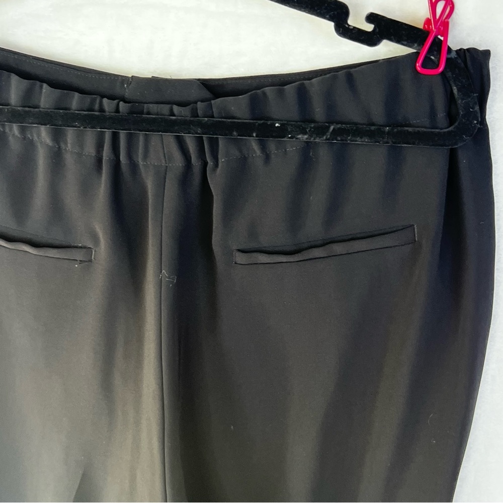 Plus Size J. Crew Black Dress Pants Loose Flowy Business Casual Elastic Size 14 - Picture 2 of 14